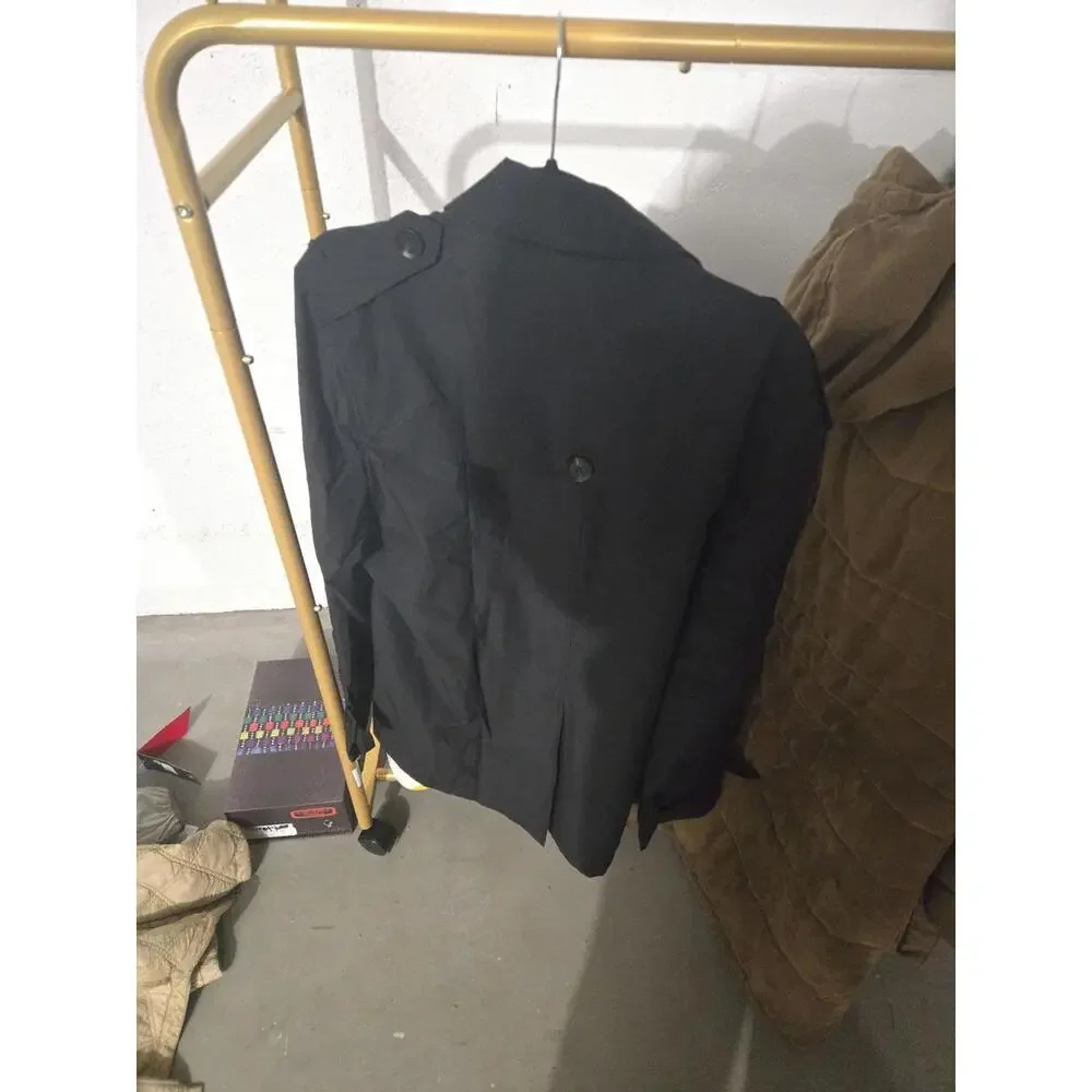 Orolay Men's Classic Black Double-Breasted Trench Jacket - Picture 2 of 2